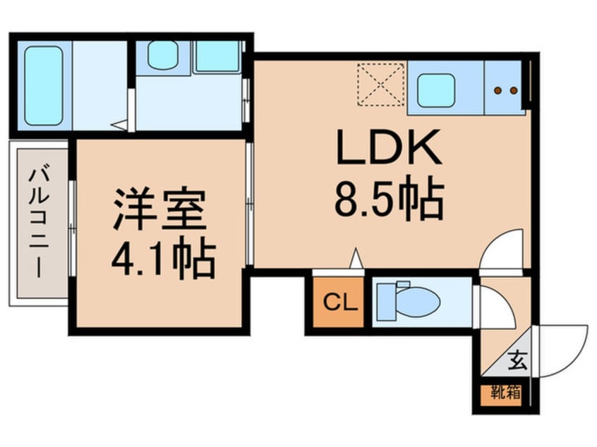 間取図 仮)ヴェルメゾン新大阪