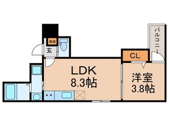 間取図 仮)ヴェルメゾン新大阪