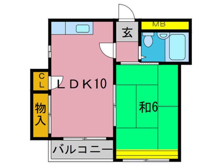 間取図 福岡ビル