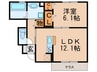 Ｄｅａｒ　Ｃｏｕｒｔ 1LDKの間取り