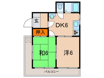 間取図 第２真継ハイツ