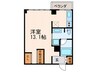 レノバエイシュウ 1Kの間取り