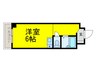 ナニワⅡ番館 1Rの間取り