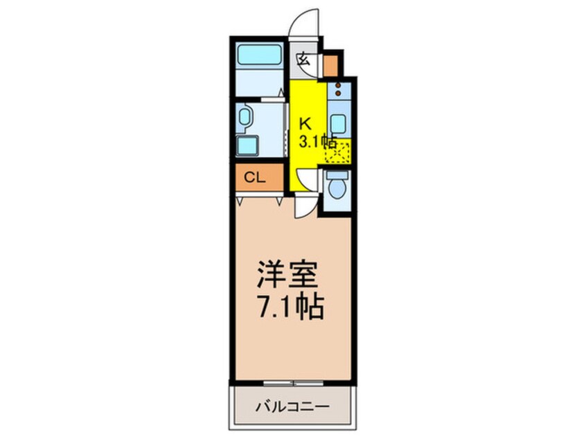 間取図 サンシャリテ向丘A棟