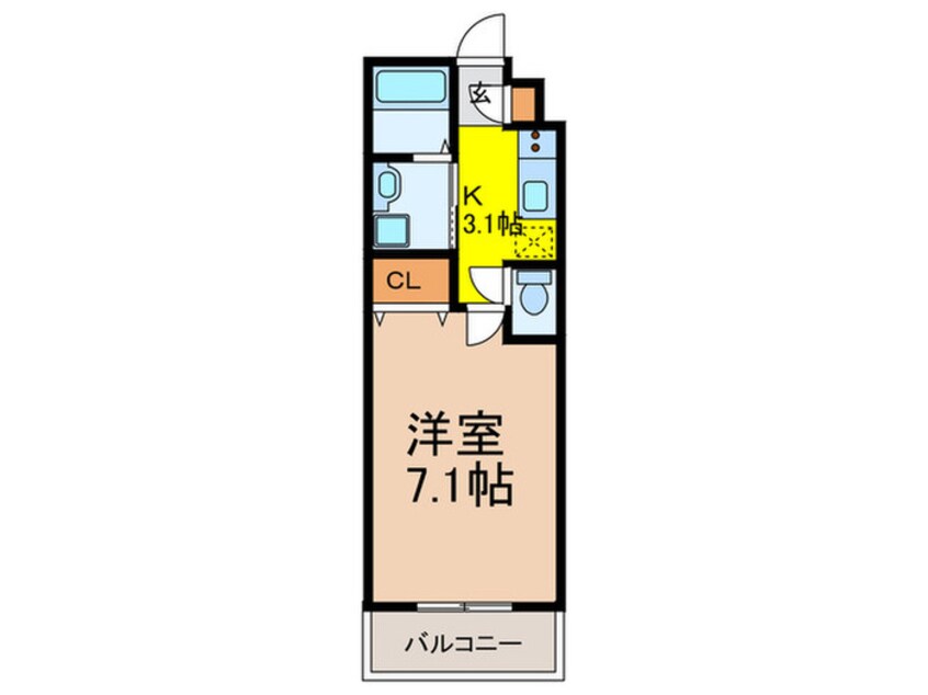 間取図 サンシャリテ向丘A棟