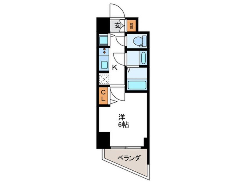 間取図 S-Residence堺筋本町Uno