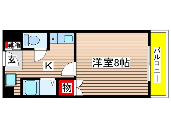 間取り図 プレステ－ジＫ