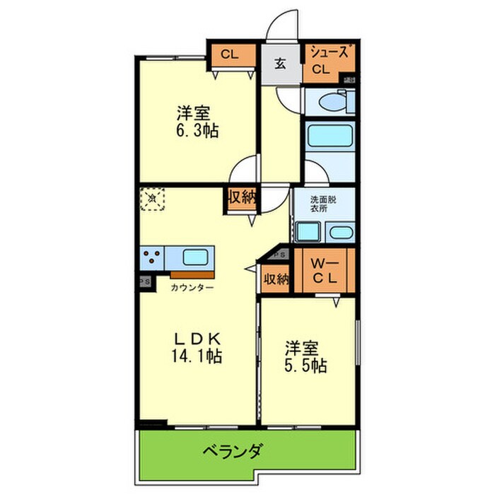 間取り図 コンモベドール