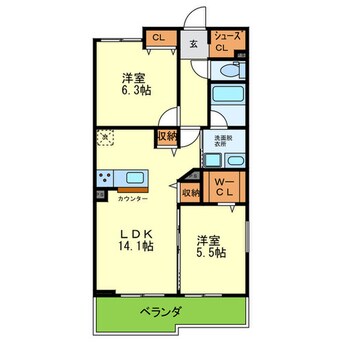 間取図 コンモベドール