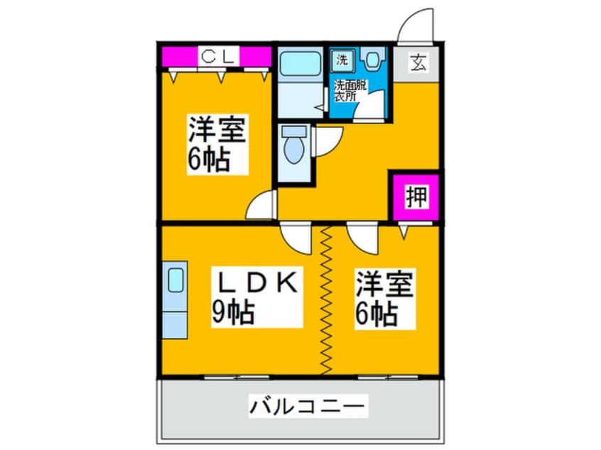 間取図 アルページュ ３