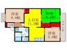 コ－トベルデュ－ルＢ棟 3LDKの間取り