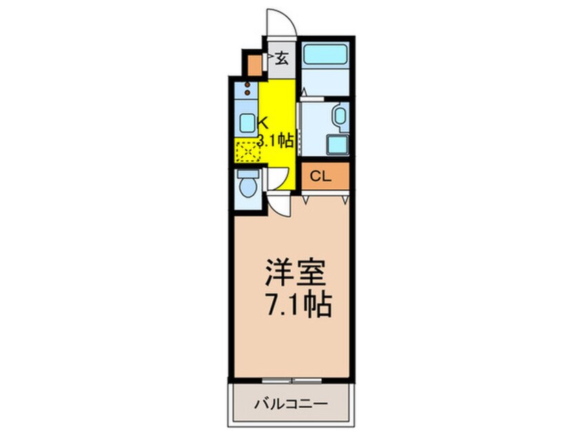 間取図 サンシャリテ向丘B棟