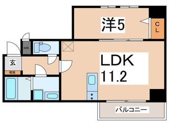 間取図 レインボー四天王寺