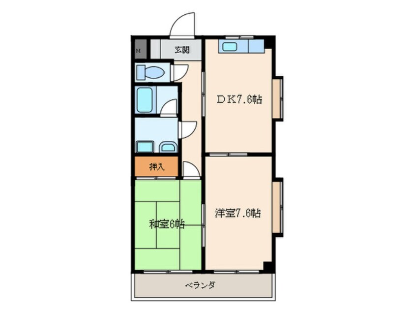 間取図 レジデンス塚口