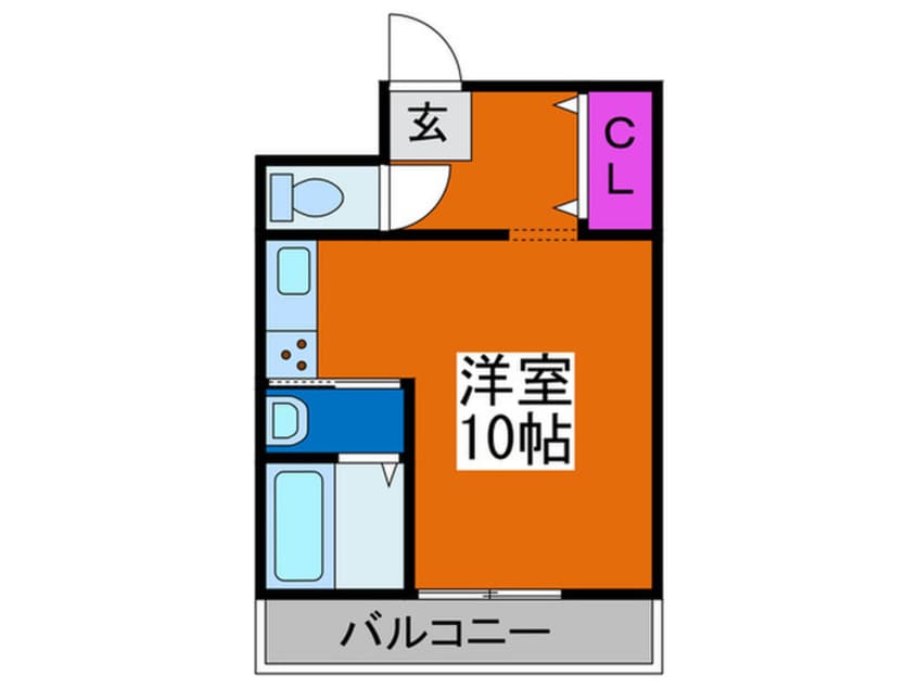 間取図 第２萬晃ビル