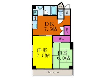 間取図 麻田レインボーハイツ