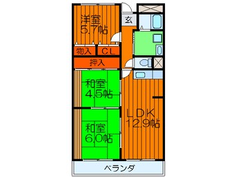 間取図 香里ケ丘Ⅰ番館