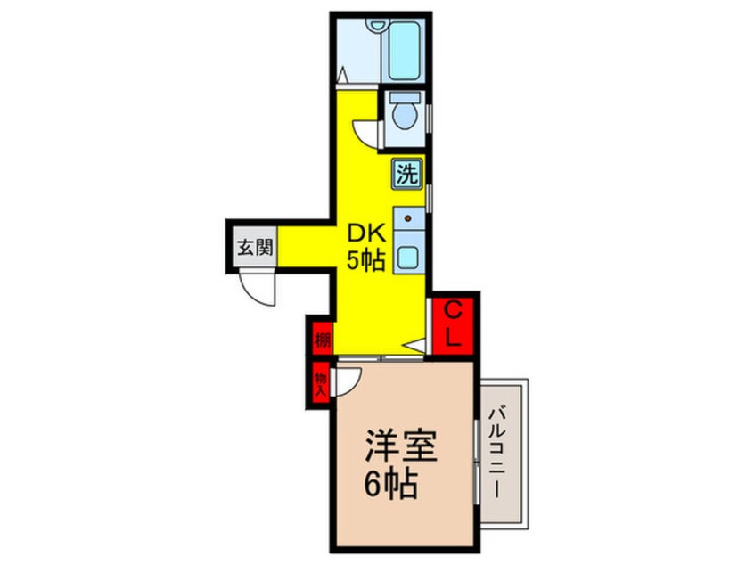 間取図 清恒ビルNorth