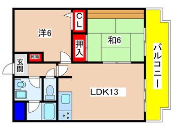 間取図 ランブラス嵯峨