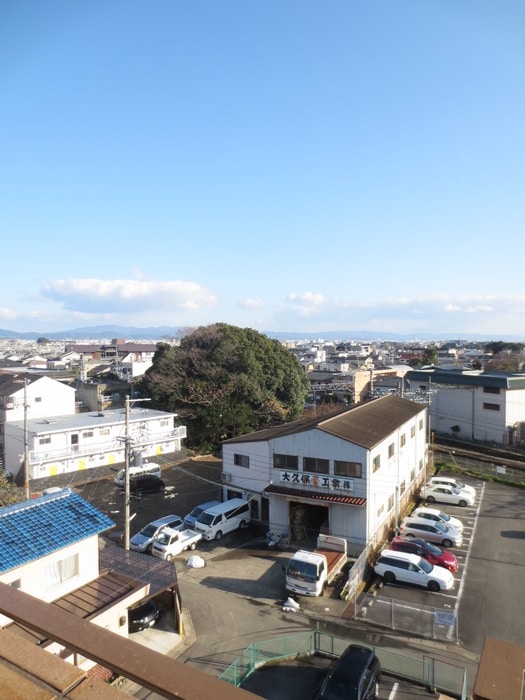 室内からの展望 ランブラス嵯峨