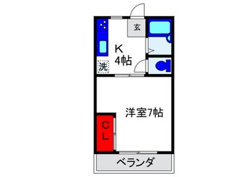 間取図 ラフィ－ネ曽根ⅢＣ