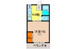ラフィ－ネ曽根ⅢＣ 1Kの間取り