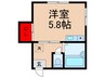 コテージ曽根 1Rの間取り