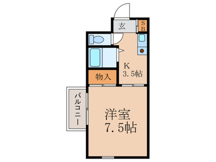 間取図 グランド－ル石