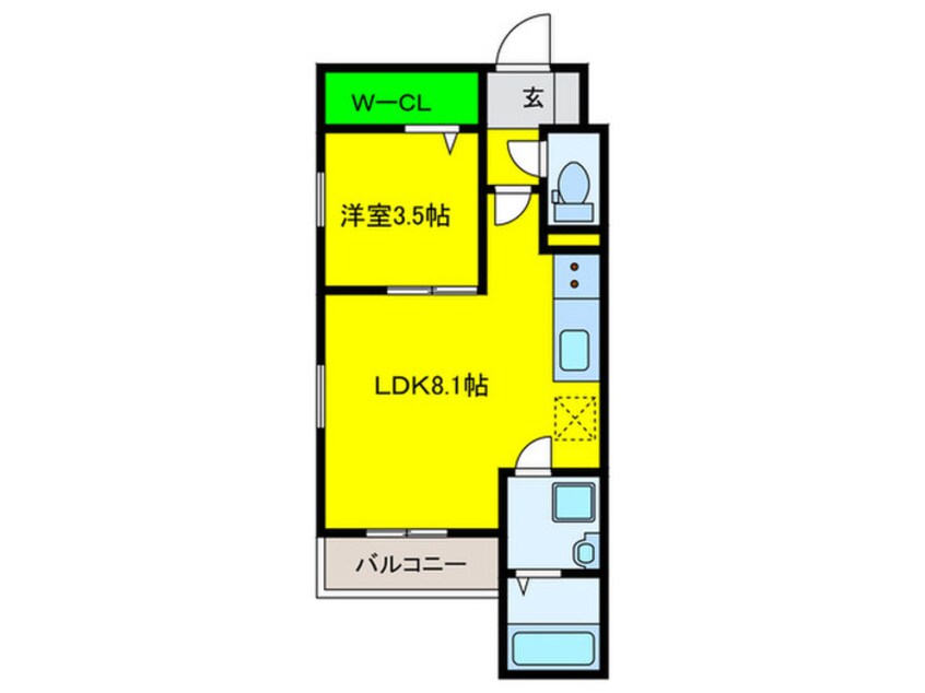 間取図 REGALEST七道洋