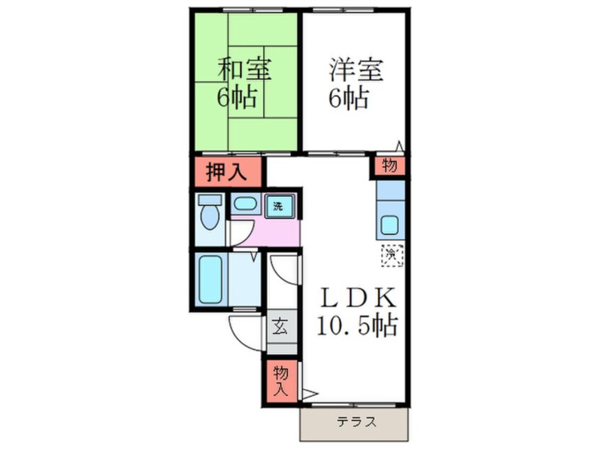 間取図 シャト－・ド・ヴェ－ル