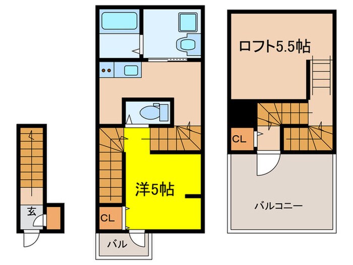 間取り図 あんしん+HouM浜寺石津15-1001