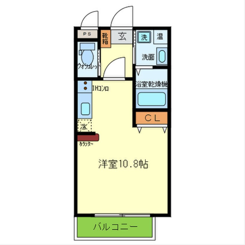 間取図 ハイツプランドールⅡ