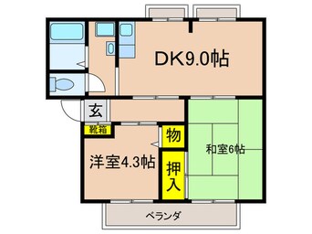 間取図 ウィンディアはむろ