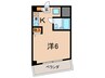 ロイヤルコート六甲桜ヶ丘 1Kの間取り