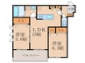 MOCXION桃山 2LDKの間取り