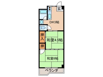 間取図 松俊ハイツ