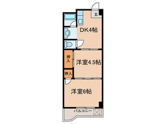 間取図 松俊ハイツ