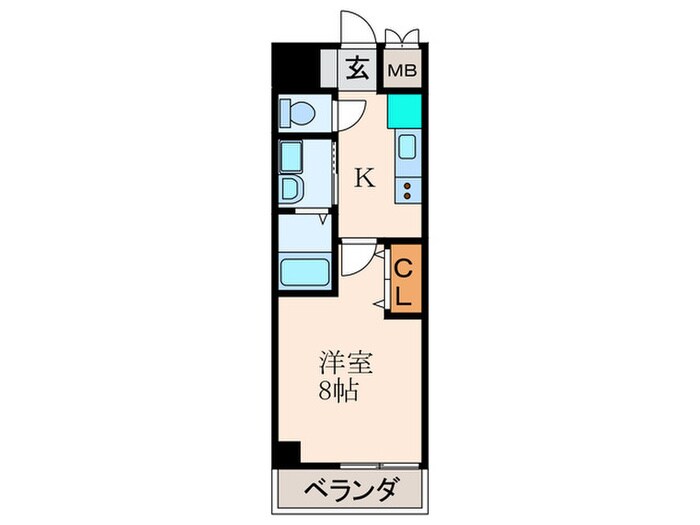 間取り図 シティフラット尼崎