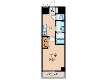 間取図 シティフラット尼崎