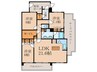 ライオンズ伏見桃山指月城(514) 3LDKの間取り
