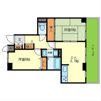 間取図 日新ビル