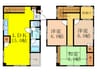 ヴィラ春日丘 3LDKの間取り