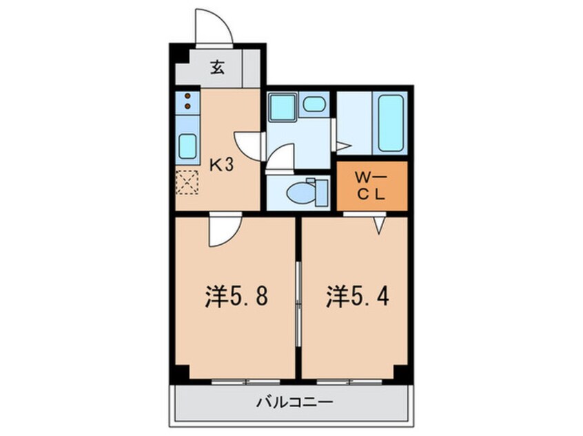 間取図 クレール久保