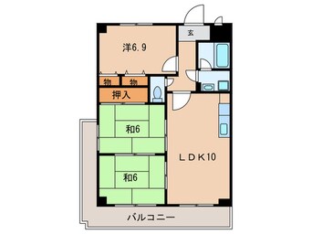 間取図 ロイヤルメゾン藤ケ丘