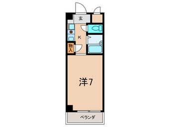 間取図 Wistaria　クレハ