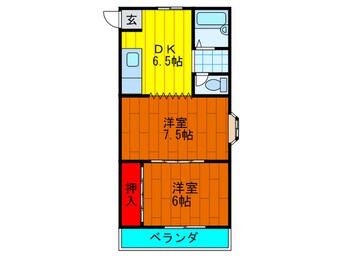 間取図 アザレアハイム