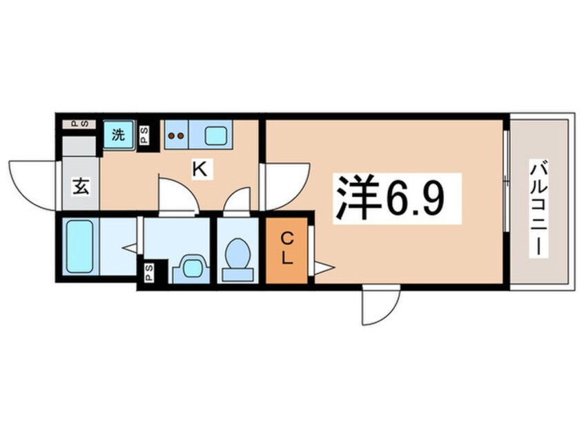 間取図 ノーブル阿倍野