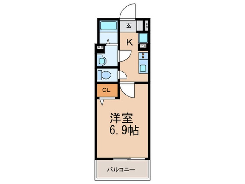 間取図 ノーブル阿倍野