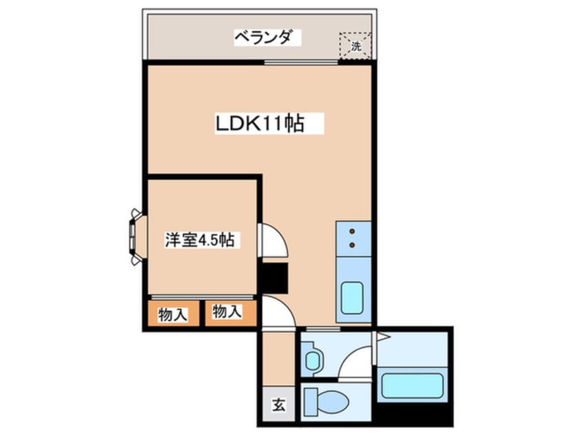 間取図 メゾンドルミエ－ル