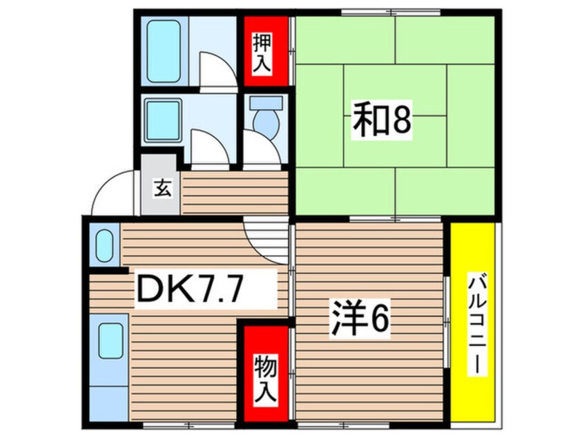 間取図 グレイス七松